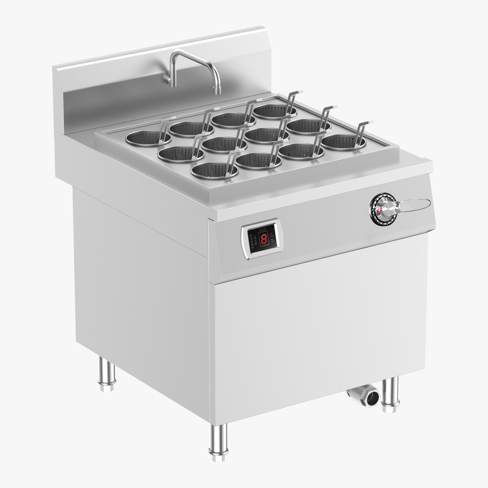 9 Basket Noodle Cooking Induction Hob